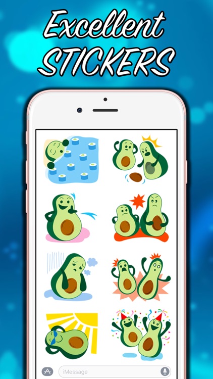 Avocado Party > Cool Stickers! screenshot-4