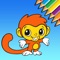 Games coloring cute animal on the iPhone and iPad