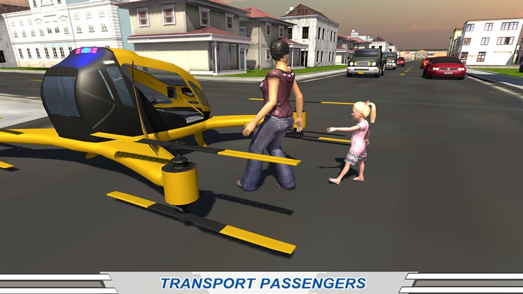 Drone Taxi Flying Car 3D Flight Simulator