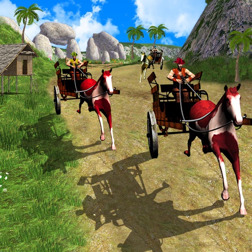 Modern Horse Cart Racer Game iOS App
