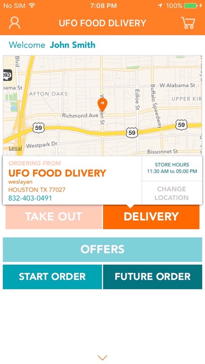 UFO food delivery