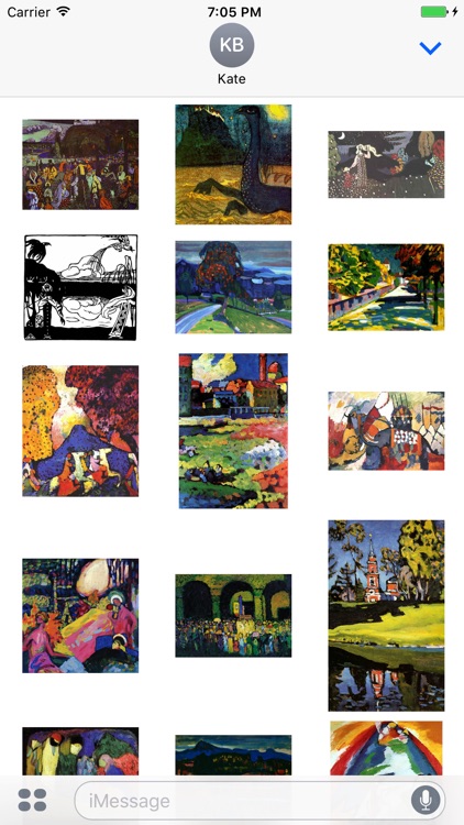 Wassily Kandinsky Artworks Stickers