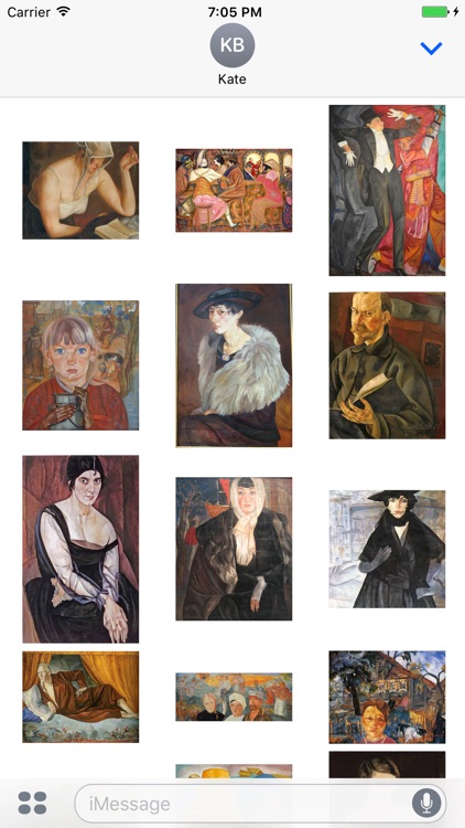 Boris Grigoriev Artworks Stickers