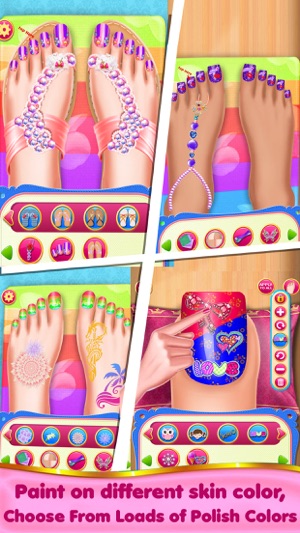 Toe Nail Salon Beauty Nail Art For Fashion Girls(圖4)-速報App