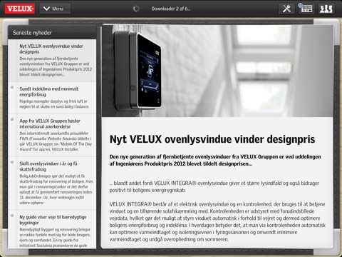 VELUX Installer screenshot 2