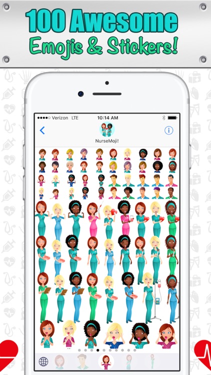 NurseMoji - All Nurse Emojis and Stickers!