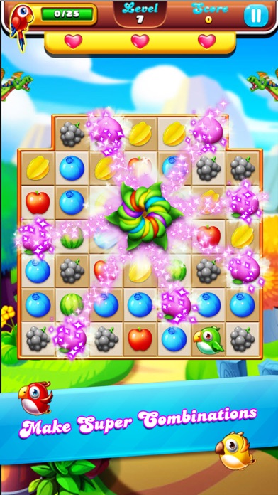 SWEET FRUITS: BEST MATCH 3 PUZZLE 1.0 IOS