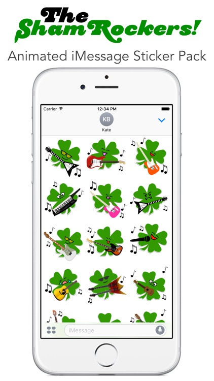 ShamRockers!: Animated Stickers screenshot-3