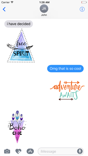 Animated BOHO Quotes Stickers(圖3)-速報App