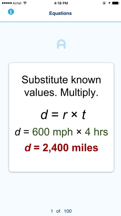 Learn It Flashcards-Equations