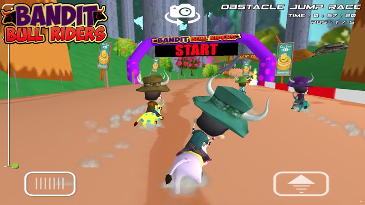 Bandit Bull Rider - Fun Bull Racing Games For Kids