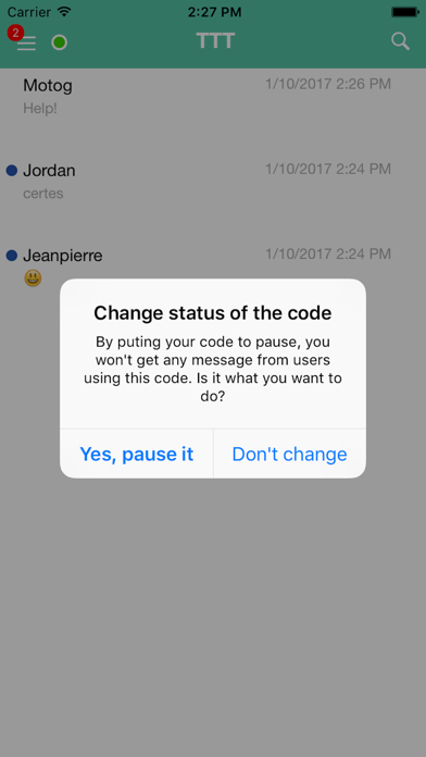 Codee - Messagerie par code screenshot 3