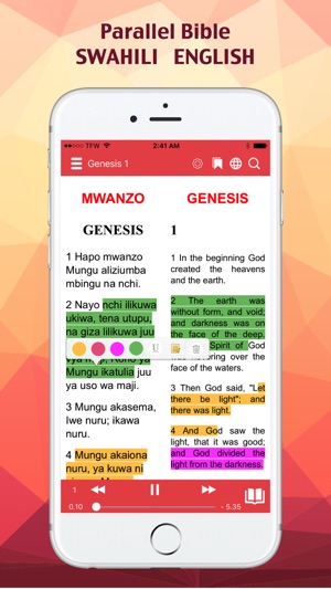 Swahili Bible Audio Kiswahili Bible(圖3)-速報App