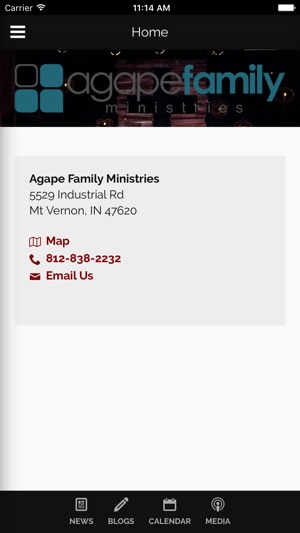 Agape Family Ministries - Mt Vernon, IN