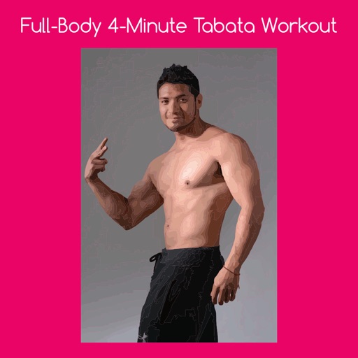 Full body 4 minute tabata workout icon