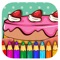 Cakes Coloring Book For Kids And Preschool