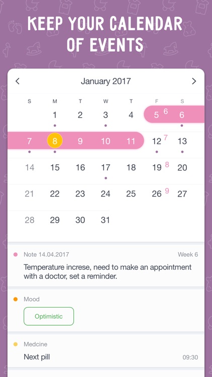 Pregnancy app and Baby Tracker screenshot-4