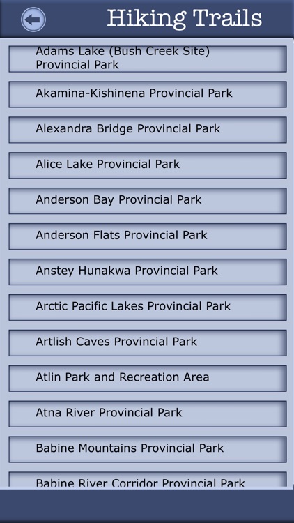 Canada Campgrounds & Hiking Trails Guide screenshot-3