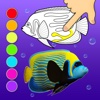 3D Coloring App. Dancing Fishes
