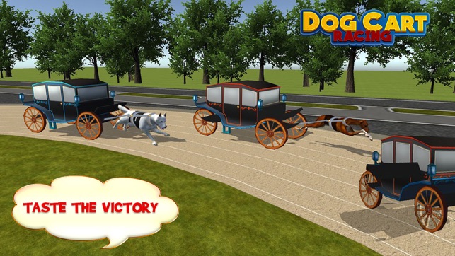 Dog Cart Race : sled dog race by driving  wagons(圖3)-速報App