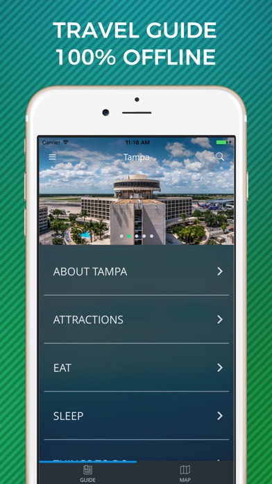 How to cancel & delete Tampa Travel Guide with Offline Street Map from iphone & ipad 1