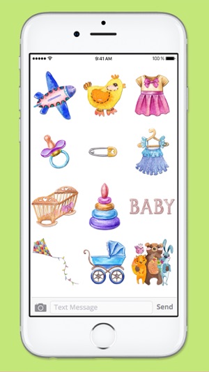 New Baby Watercolor Sticker Pack(圖4)-速報App