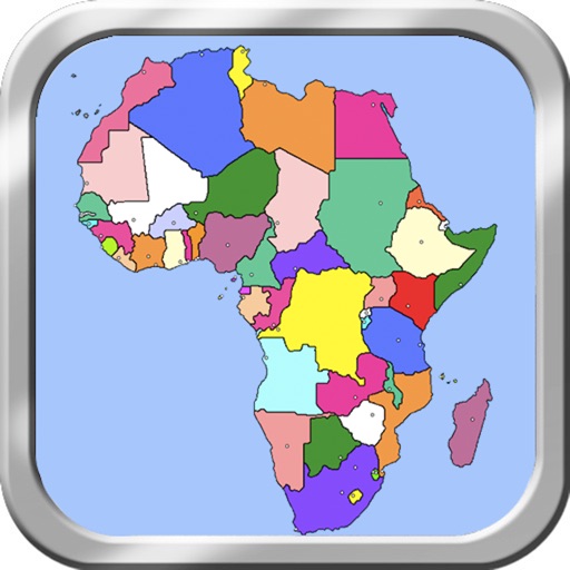 Africa Puzzle Map iOS App