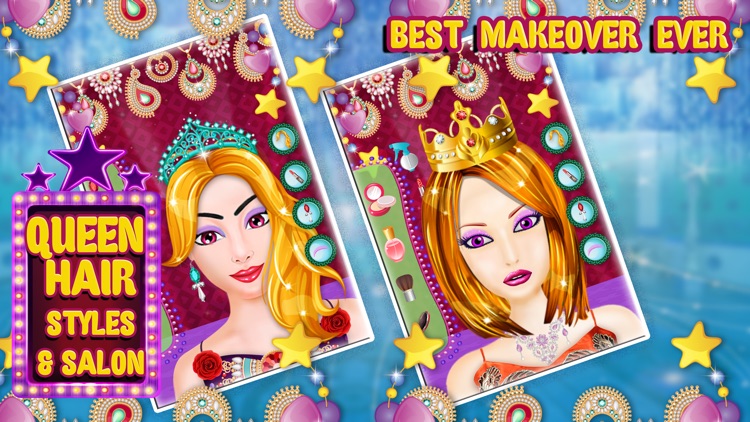 Queen Hairstyles Salon Girls Games