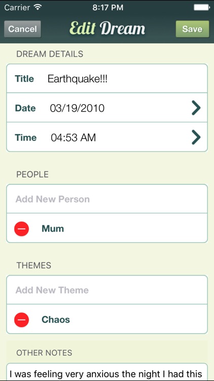 DreamKeeper - Your Personal Dream Journal