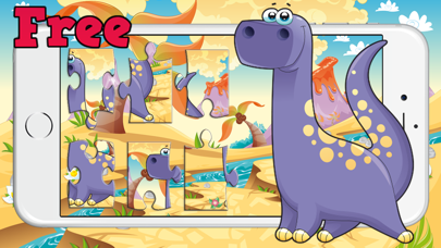 How to cancel & delete Pre-K Activities Puzzles - Dinosaur Jigsaw Game from iphone & ipad 3