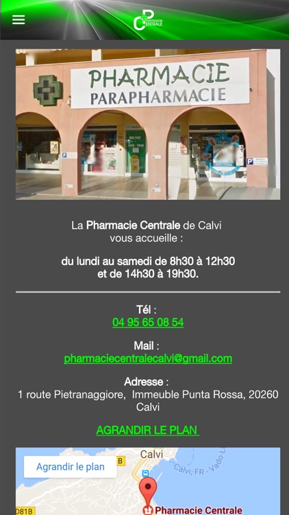 Pharmacie Centrale Calvi