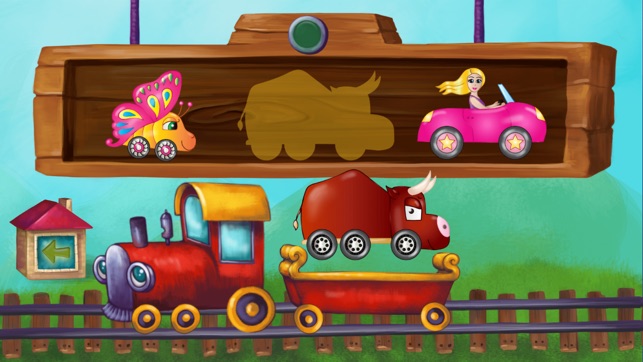 Puzzles for toddlers with train(圖2)-速報App