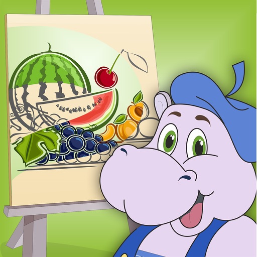 Terry - Coloring fruits and vegetables Icon