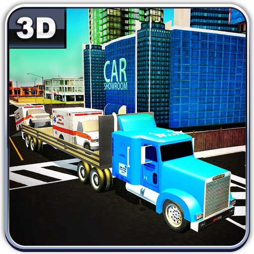 Ambulance Transporter Truck & Lorry Driving Sim Icon
