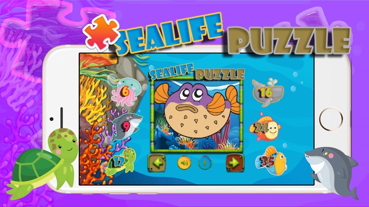 Sea life Jigsaw Collection Learning For Kids