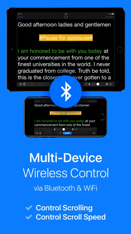 Teleprompter Premium – The Pro Script & Lyrics App screenshot-4