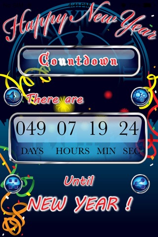 Happy New Year Countdown Begins Free screenshot 2