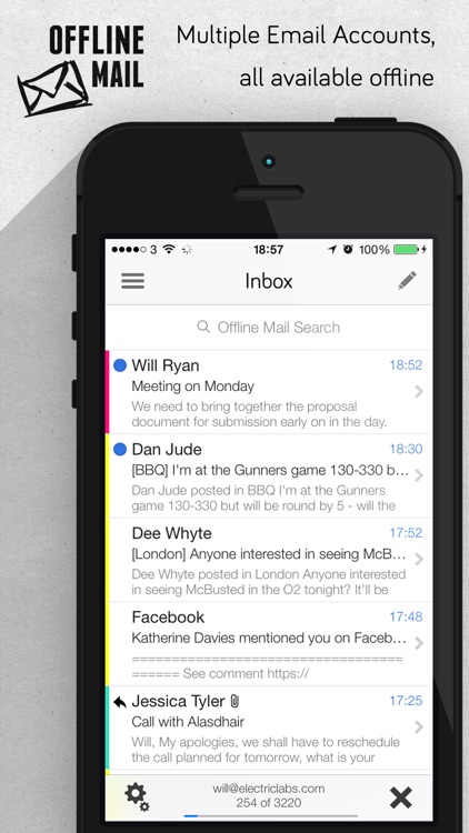 Offline Mail - your email offline with fast search