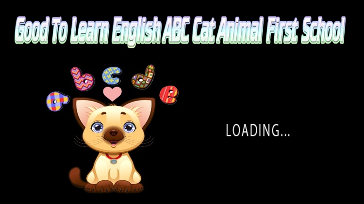 Good To Learn English ABC Cat Animal First School screenshot-4