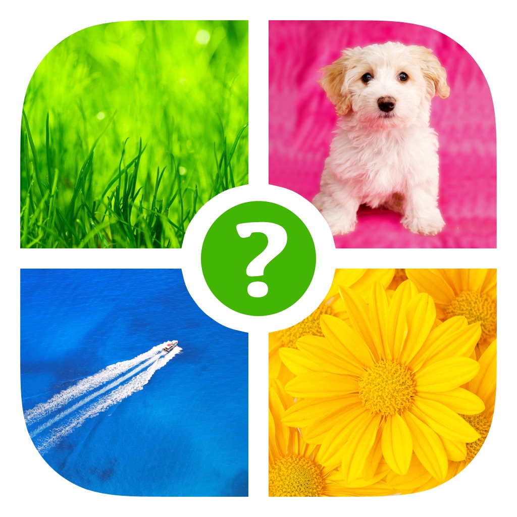 Wörterspiel ~ Quiz mit 4 Bilder und 1 Wort