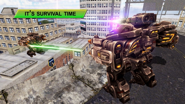 Iron Robot Shooting Battle screenshot-3