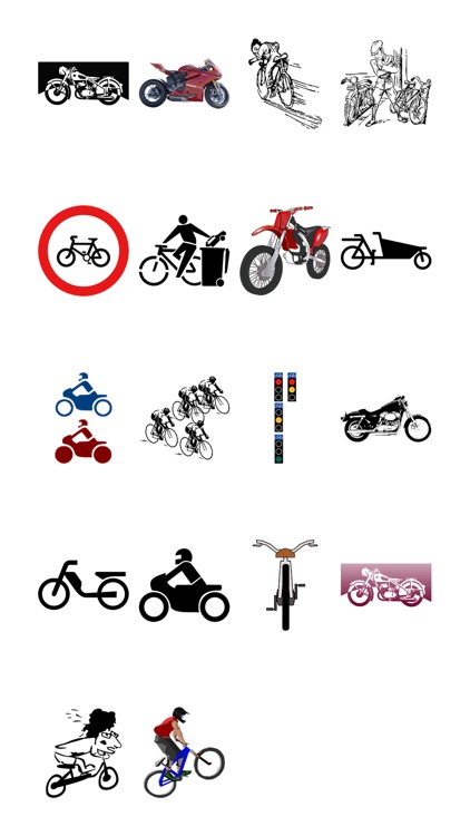 Bikes Eight Sticker Pack