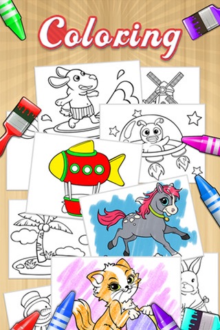 Draw+Coloring Book Pro HD screenshot 3