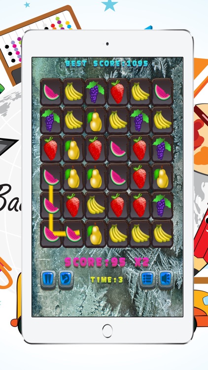 Crush Matching Fruits for Kids Game