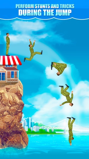 Cliff Flip Diving 2D: Swimming Simulator Full(圖4)-速報App