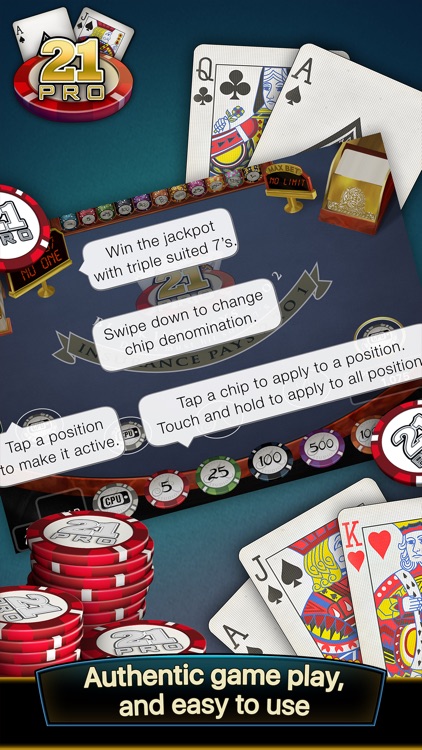 21 Pro: Blackjack Multi-Hand screenshot-3