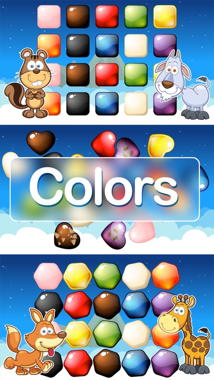 Shapes! Colors! Learning game for toddlers kids