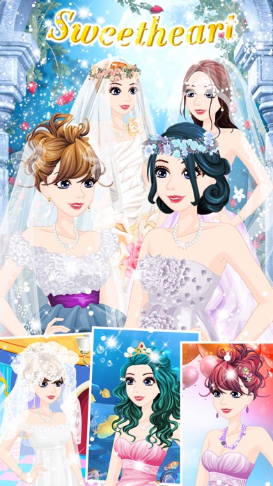 How to cancel & delete Sweetheart princess - Girls Dressup & Makeover from iphone & ipad 3