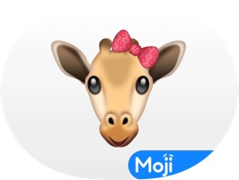 Official GiraffeMoji Stickers brought to you by Moji and Animal Adventure Park