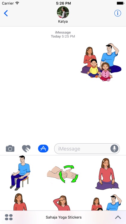 Sahaja Yoga Stickers